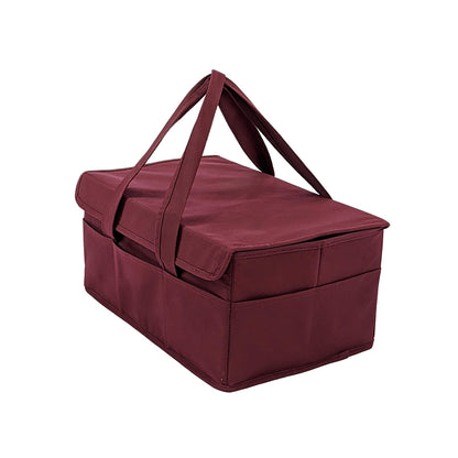SWIFTZA Baby Diaper Storage Caddy with Lid