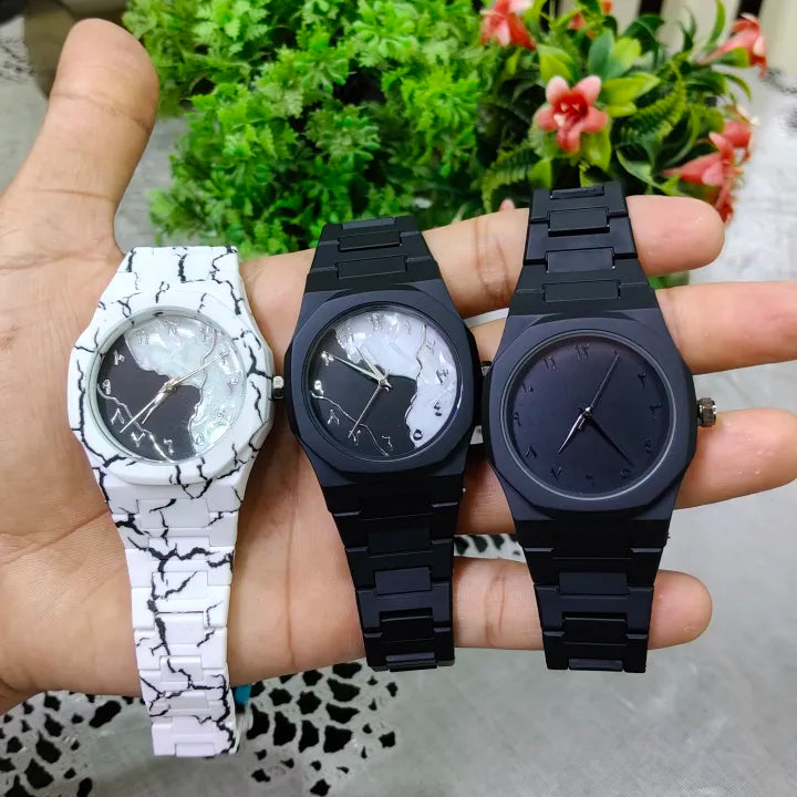 Black Arabic Aura Watch For Men